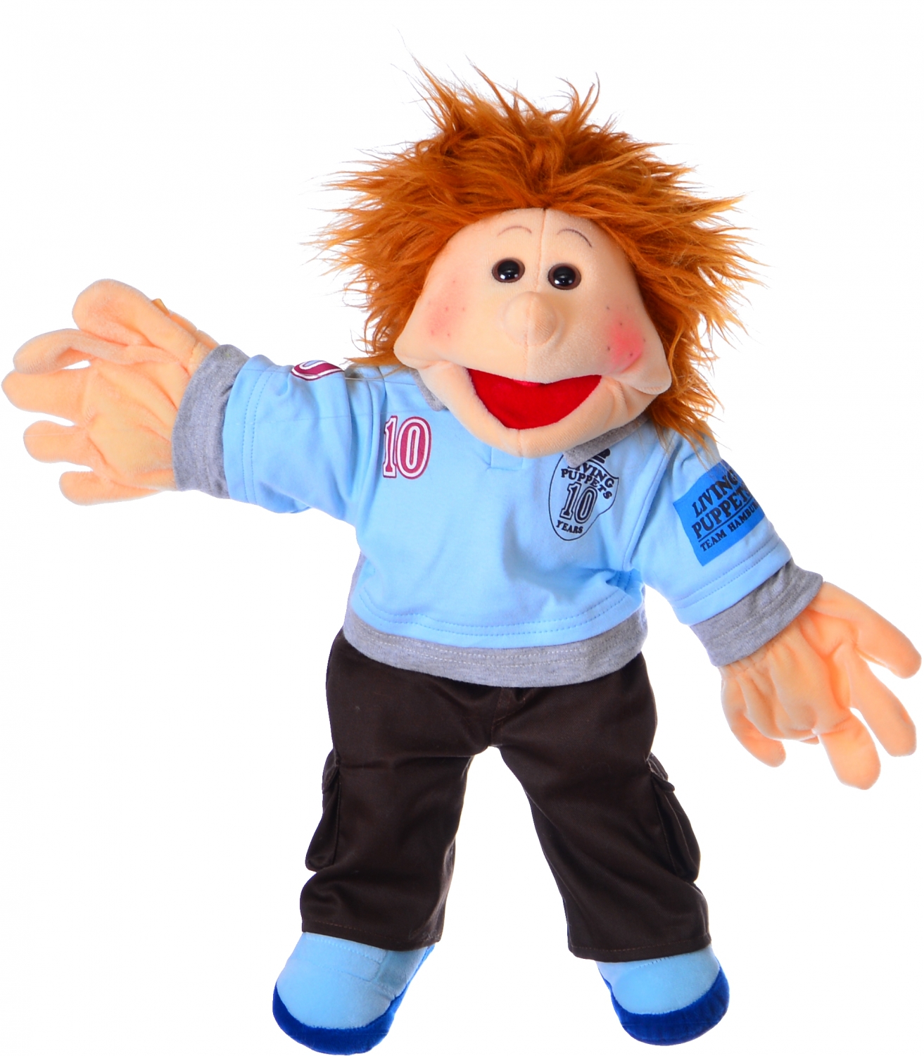 onderpand naald Hangen Thilo handpop, vertel pop, mens pop, Living Puppet pop