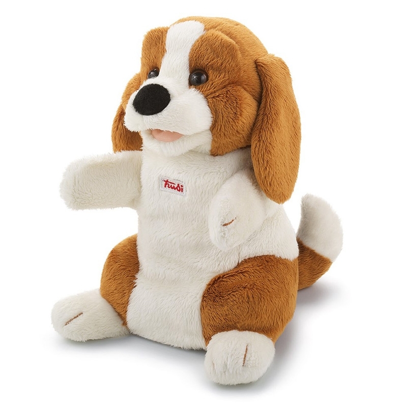 Мягкая игрушка собачка купить. Trudi игрушка на руку собачка, 29928. Мягкая игрушка собака Trudi. Собачка белая с рыжим 15см игрушка мягкая m5057. Большие мягкие игрушки собаки.