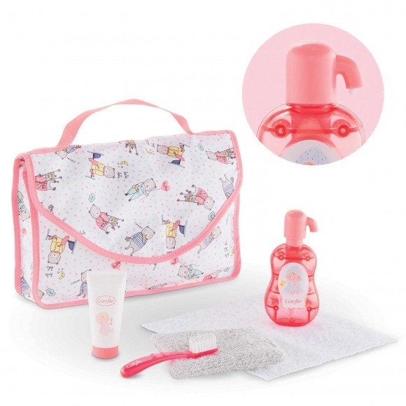 Badaccessoires, toilettas pop, verzorgingsset pop