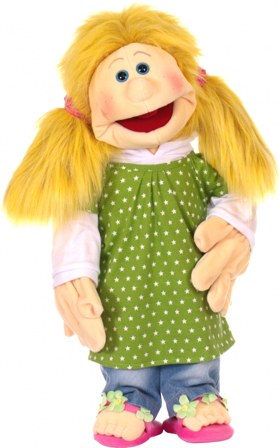 desinfecteren postzegel Kust Philine handpop, Living Puppets handpop 65cm, blonde handpop 65cm