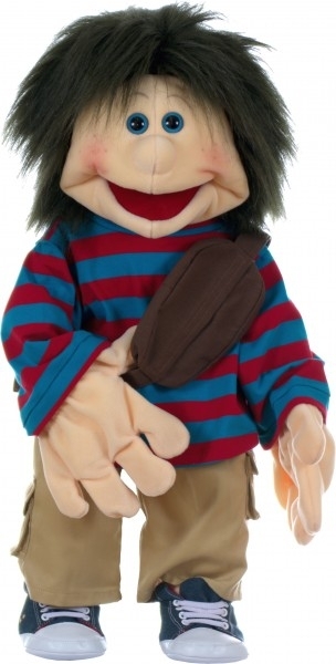 Beg Vreemdeling Verlenen Chris handpop, Living Puppets handpop 65cm, Chrischi menspop