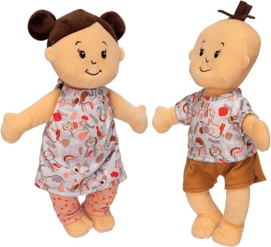 Beurs Onschuldig Premisse Twins set, wee baby stella poppen, tweeling wee baby stella, 28cm