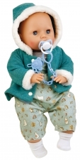 Babypop Amy Boy in winterkleding - 45cm - Schildkröt
