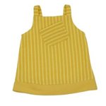 Handpoppen kleding - Gele jurk - 45 cm