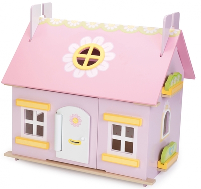 Poppenhuis Daisy's Cottage, met meubeltjes! - Le Toy van