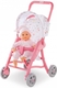 Corolle - Poppenbuggy roze  - 30cm