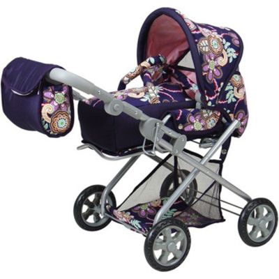 Knorrtoys - Poppenwagen Twingo S Blauwe Bloem