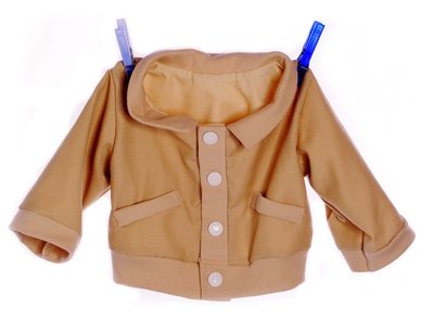 Beige jasje - 45cm - Living Puppets