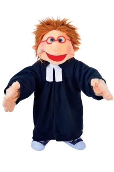 Kleding handpoppen - Toga - 65 cm