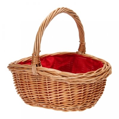 Rieten rode mand - Thimble Toys