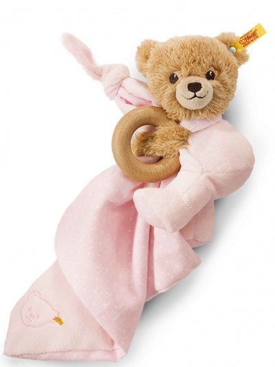 Steiff Baby Rammelaar roze - 16cm