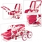 Poppenwagen Flowers Red - Götz