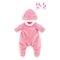 Corolle - Roze pyjama met muts - 36 cm