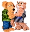 Wisky de kat - 63cm - Living Puppets