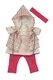 Kledingset rood roze - 37cm - Schildkröt