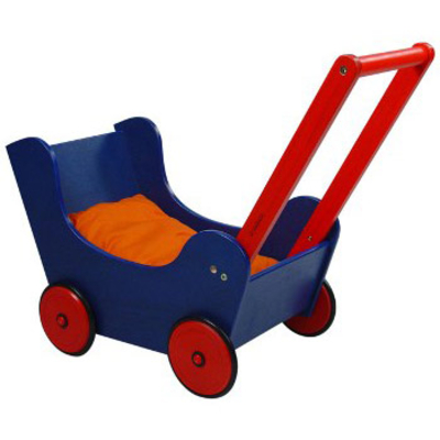 Absorberen agitatie trompet loopwagen, duw wagen, looptrainer, knorrtoys poppenwagen, poppenwagen